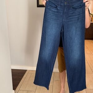 Old Navy Indigo High-Rise Wide-Leg Jeans